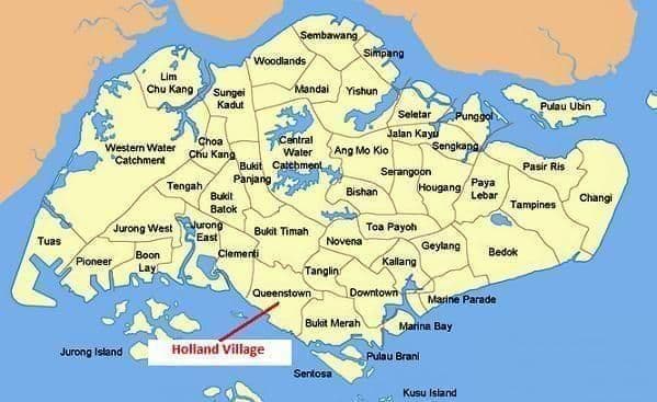 新加坡地区地图