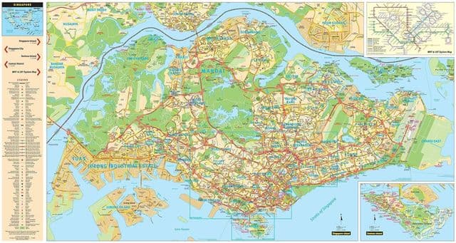 新加坡街区地图