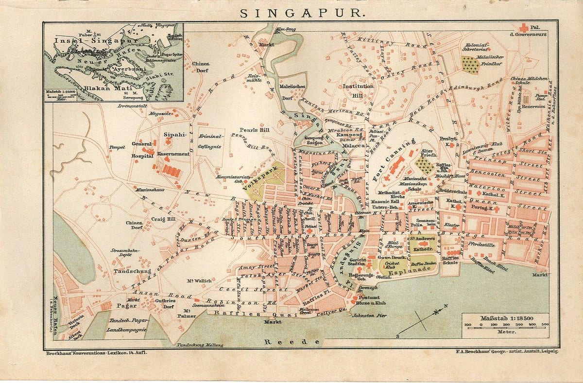 新加坡古地图