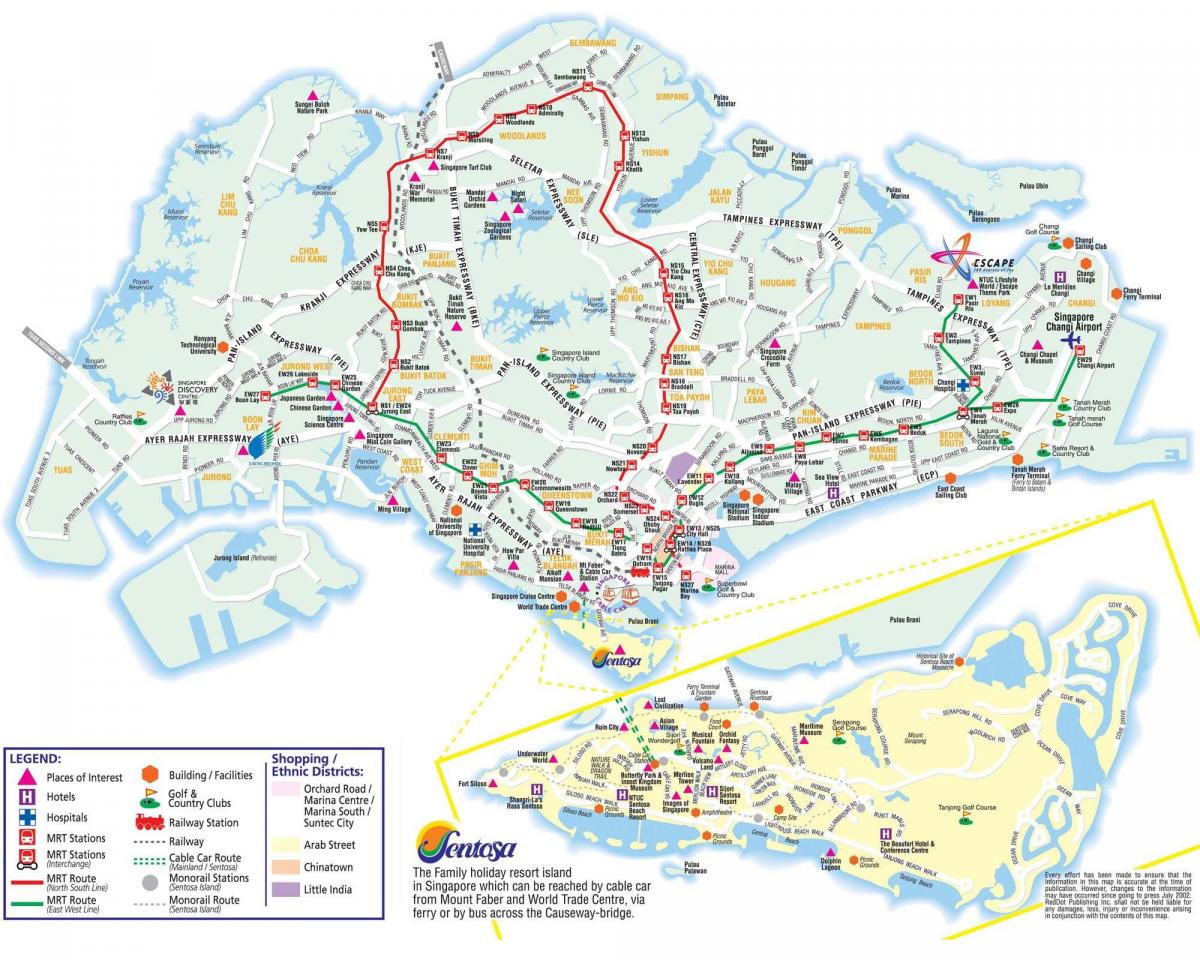 新加坡街道地图