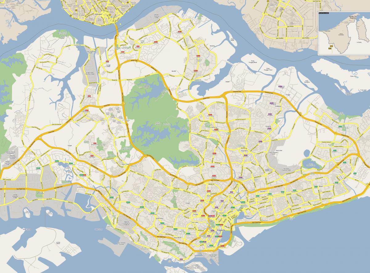 新加坡道路图